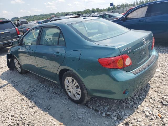 1NXBU40E99Z010348 - 2009 TOYOTA COROLLA BASE BLUE photo 2