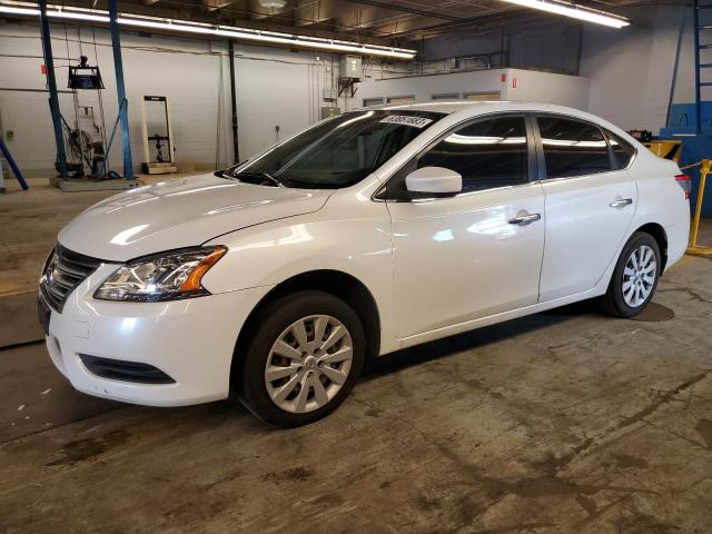 3N1AB7AP9FY303086 - 2015 NISSAN SENTRA S WHITE photo 1