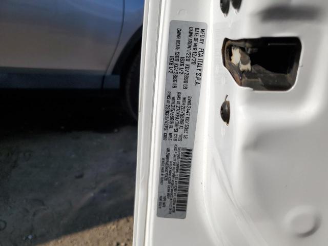 ZFBHRFAB2M6T73428 - 2021 RAM PROMASTER WHITE photo 10