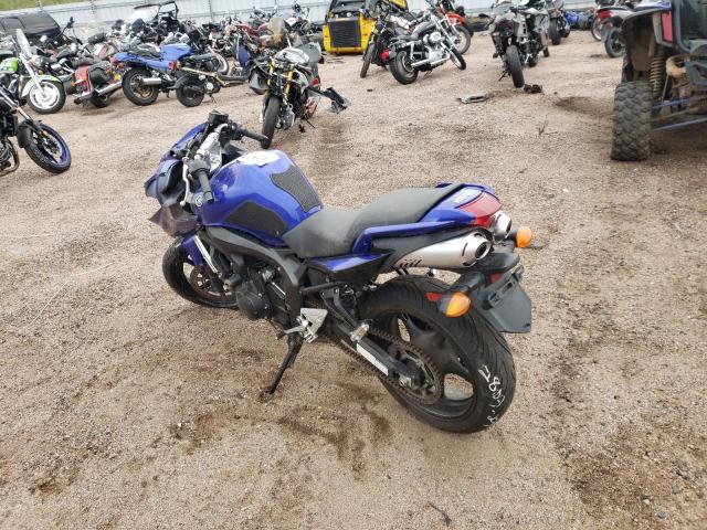 JYARJ13E07A002767 - 2007 YAMAHA FZ6 SHG BLUE photo 3