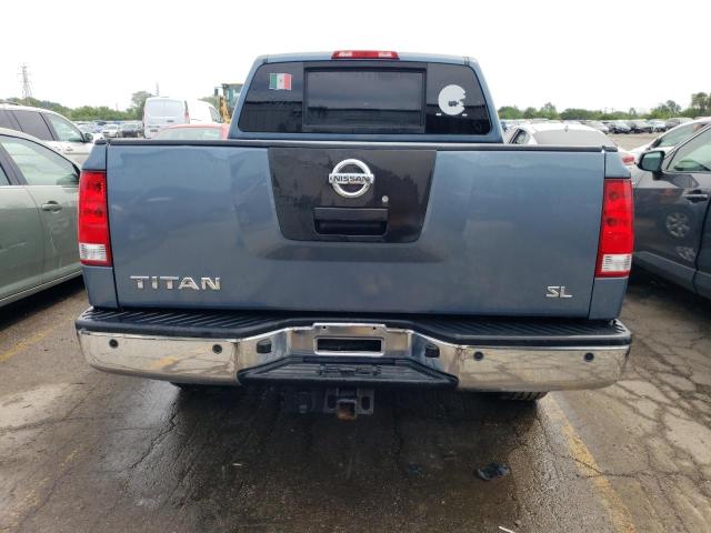 1N6AA0ED9CN317583 - 2012 NISSAN TITAN S BLUE photo 6