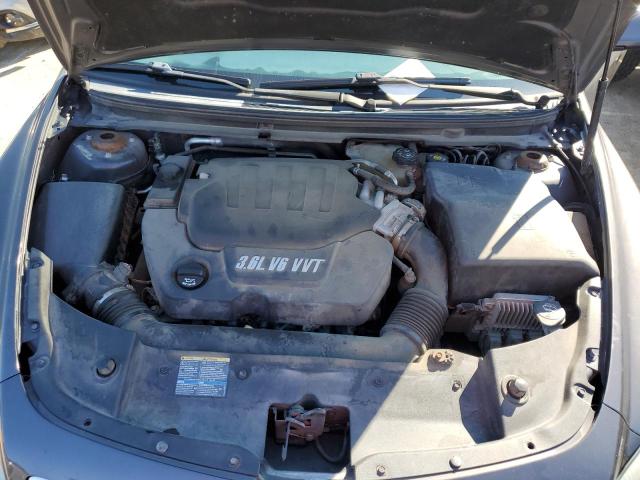 1G1ZE5E72A4116931 - 2010 CHEVROLET MALIBU LTZ ნაცრისფერი ფოტო 11