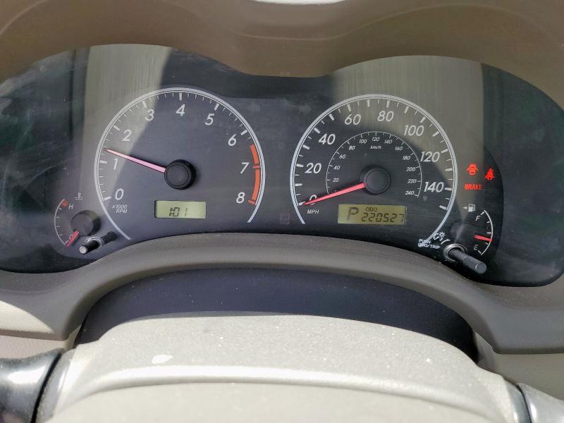 1NXBU40E19Z071726 - 2009 TOYOTA COROLLA BASE Rot Foto 9