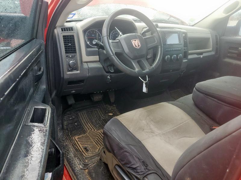 1D3HB16K39J508375 - 2009 DODGE RAM 1500 წითელი ფოტო 8