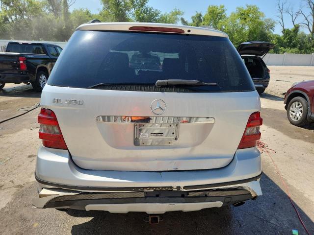 4JGBB86E16A008627 - 2006 MERCEDES-BENZ ML 350 SILVER photo 6