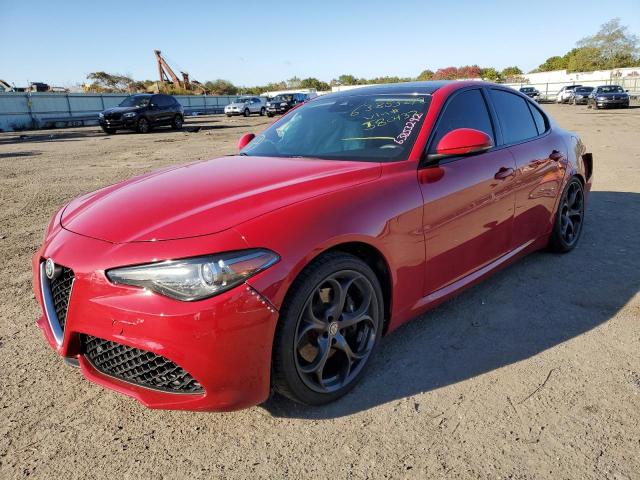 ZARFAECN8J7580432 - 2018 ALFA ROMEO GIULIA TI RED photo 2