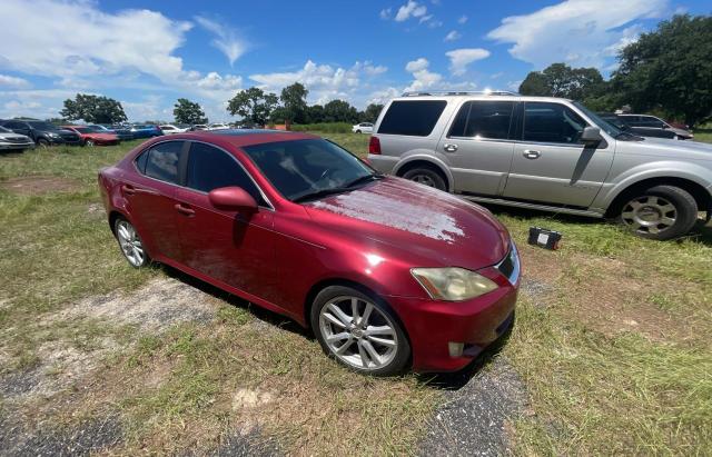 JTHBE262165001506 - 2006 LEXUS IS 350 RED photo 1