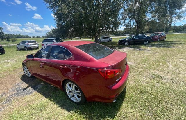 JTHBE262165001506 - 2006 LEXUS IS 350 RED photo 3