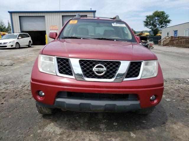 1N6AD09W57C451799 - 2007 NISSAN FRONTIER CREW CAB LE MAROON photo 5