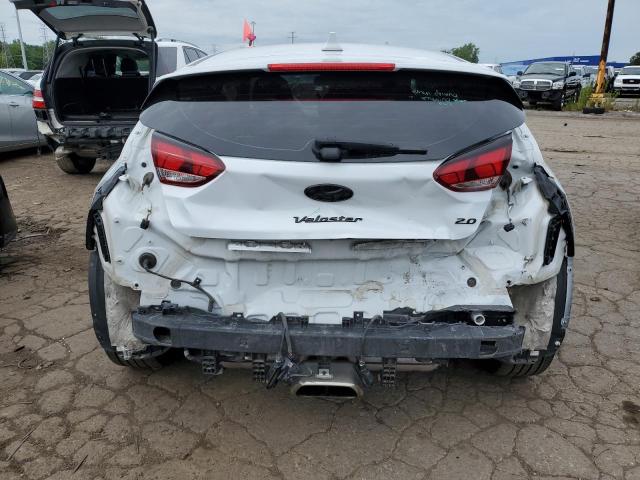 KMHTG6AF8KU019644 - 2019 HYUNDAI VELOSTER BASE WHITE photo 6