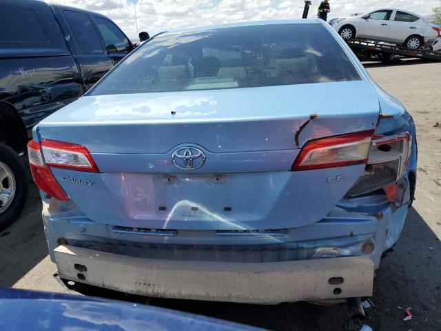 4T4BF1FK6DR305279 - 2013 TOYOTA CAMRY L BLUE photo 6