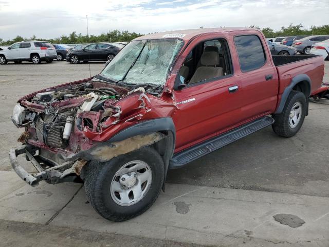 5TEGM92N04Z335524 - 2004 TOYOTA TACOMA DOUBLE CAB PRERUNNER RED photo 1