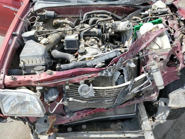 5TEGM92N04Z335524 - 2004 TOYOTA TACOMA DOUBLE CAB PRERUNNER RED photo 11