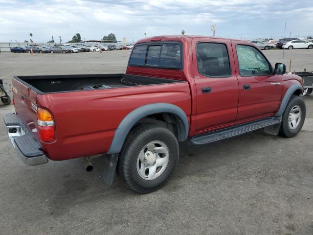 5TEGM92N04Z335524 - 2004 TOYOTA TACOMA DOUBLE CAB PRERUNNER RED photo 3