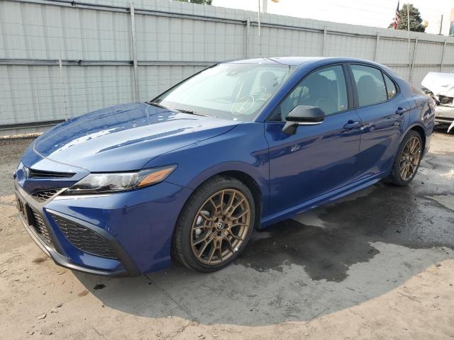 4T1T31AK7RU062359 - 2024 TOYOTA CAMRY SE NIGHT SHADE BLUE photo 1