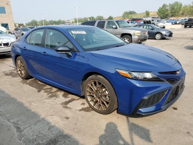 4T1T31AK7RU062359 - 2024 TOYOTA CAMRY SE NIGHT SHADE BLUE photo 4