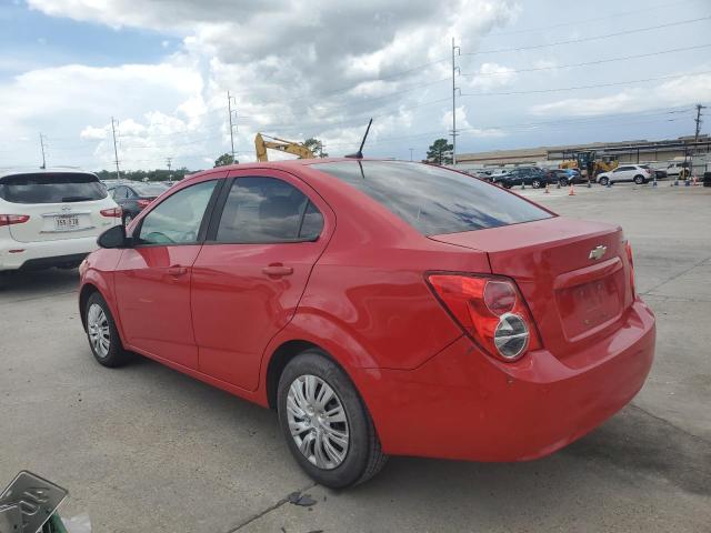1G1JA5SH0D4193825 - 2013 CHEVROLET SONIC LS RED photo 2
