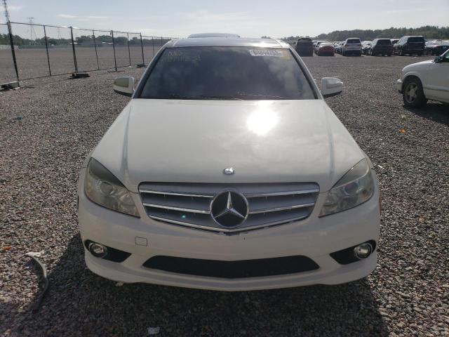 WDDGF56X58F109583 - 2008 MERCEDES-BENZ C 350 WHITE photo 5