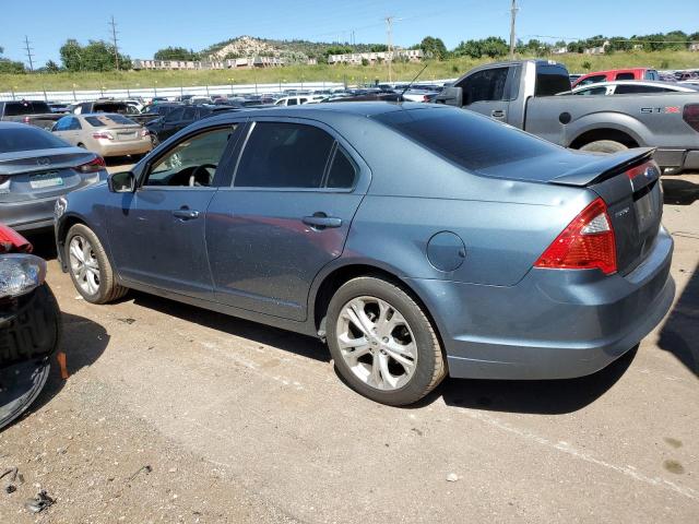 3FAHP0HA0CR163687 - 2012 FORD FUSION SE BLUE photo 2