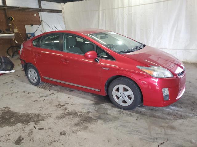 JTDKN3DU1B1428200 - 2011 TOYOTA PRIUS RED photo 4