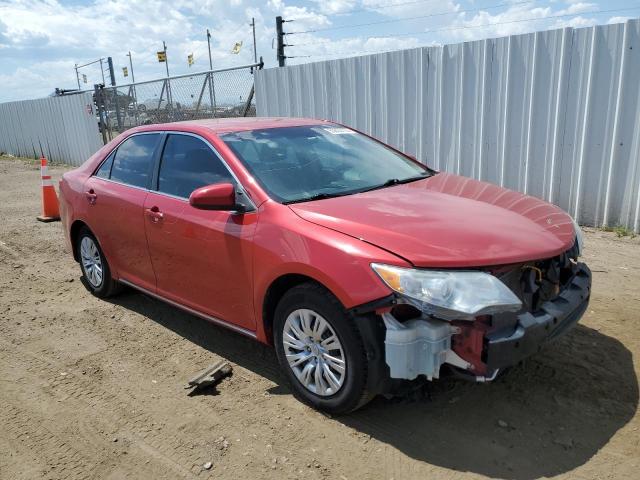 4T1BF1FK2CU585145 - 2012 TOYOTA CAMRY L BASE RED photo 4