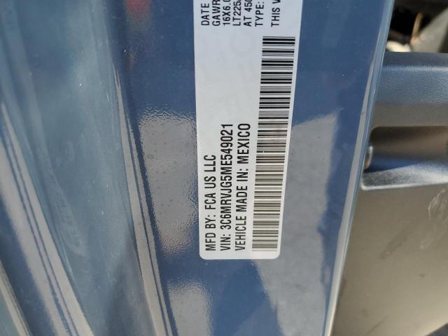 3C6MRVJG5ME549021 - 2021 RAM PROMASTER 3500 HIGH 灰色 照片 10