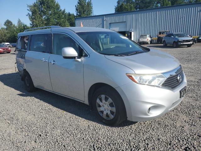 JN8AE2KP7C9044450 - 2012 NISSAN QUEST S SILVER photo 4