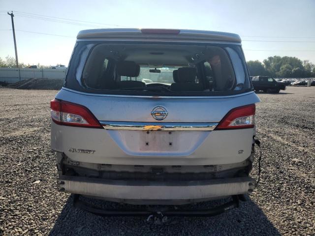 JN8AE2KP7C9044450 - 2012 NISSAN QUEST S SILVER photo 6