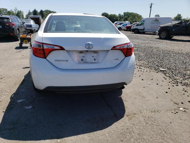 5YFBURHE3EP124665 - 2014 TOYOTA COROLLA L WHITE photo 6