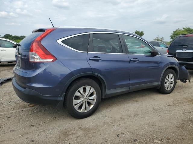 2HKRM4H71DH630624 - 2013 HONDA CR-V EXL BLUE photo 3