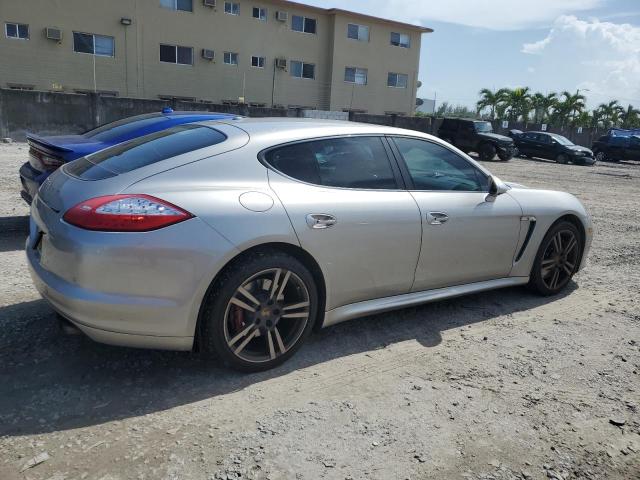 WP0AC2A77DL090416 - 2013 PORSCHE PANAMERA TURBO SILVER photo 3