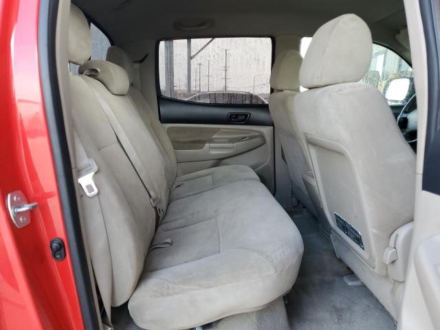 5TELU42N37Z387185 - 2007 TOYOTA TACOMA DOUBLE CAB RED photo 10