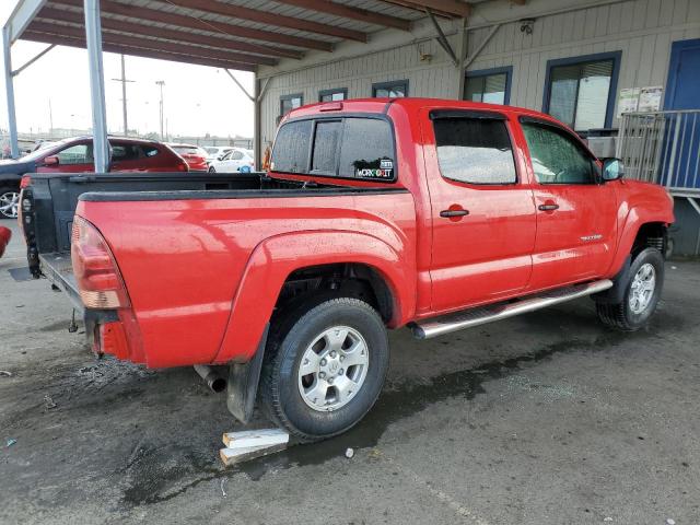5TELU42N37Z387185 - 2007 TOYOTA TACOMA DOUBLE CAB RED photo 3