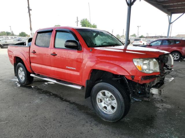 5TELU42N37Z387185 - 2007 TOYOTA TACOMA DOUBLE CAB RED photo 4