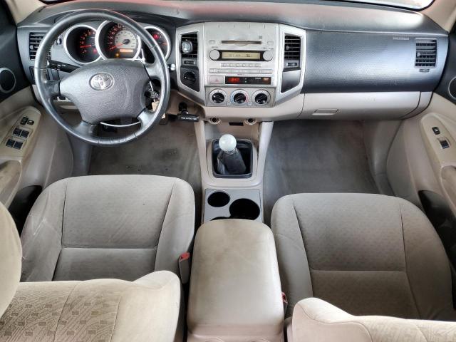 5TELU42N37Z387185 - 2007 TOYOTA TACOMA DOUBLE CAB RED photo 8