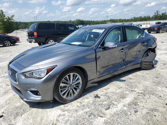 JN1EV7BP4MM702995 - 2021 INFINITI Q50 LUXE SILVER photo 1