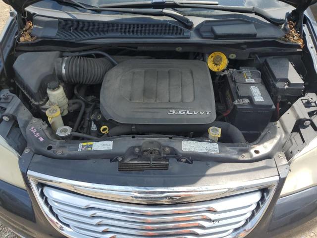 2C4RC1BG2DR755287 - 2013 CHRYSLER TOWN & COU TOURING رمادي صورة 12