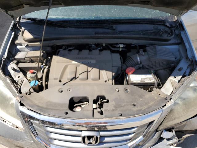 5FNRL3H68AB051130 - 2010 HONDA ODYSSEY EXL BLUE photo 12