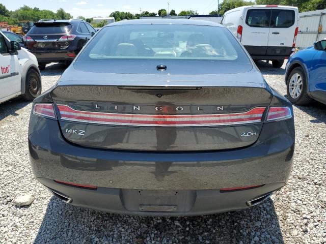 3LN6L2LU0GR627119 - 2016 LINCOLN MKZ HYBRID CHARCOAL photo 6