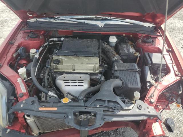 4A3AB56FX8E010926 - 2008 MITSUBISHI GALANT ES PREMIUM RED photo 11