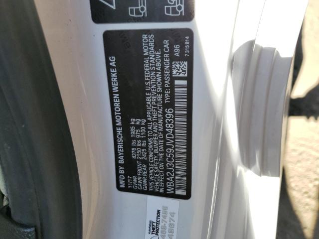 WBA2J3C59JVD48396 - 2018 BMW 230XI WHITE photo 12