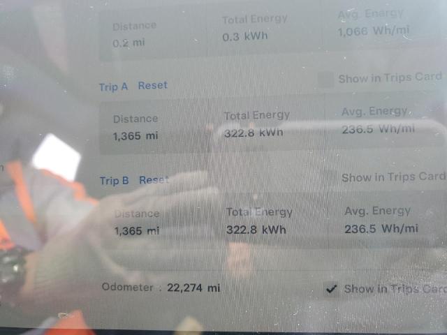 5YJ3E1EA5PF403456 - 2023 TESLA MODEL 3 GRAY photo 9