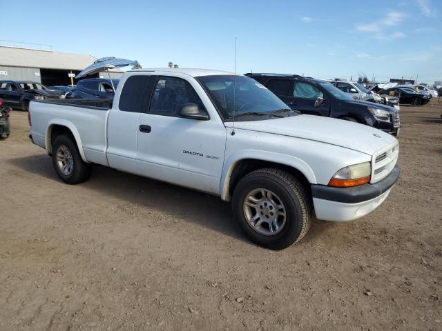 1B7GL32X02S507165 - 2002 DODGE DAKOTA SPORT WHITE photo 4