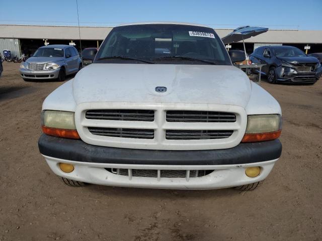 1B7GL32X02S507165 - 2002 DODGE DAKOTA SPORT WHITE photo 5