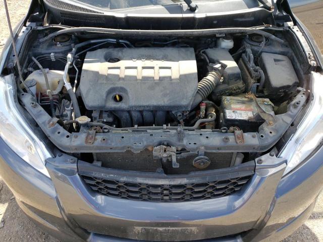 2T1KU4EE4CC833772 - 2012 TOYOTA COROLLA MA GRAY photo 11