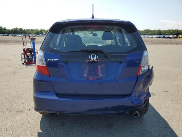 JHMGE8H57DC070483 - 2013 HONDA FIT SPORT BLUE photo 6