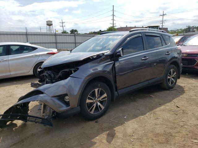 JTMRFREV8JJ230718 - 2018 TOYOTA RAV4 ADVENTURE GRAY photo 1