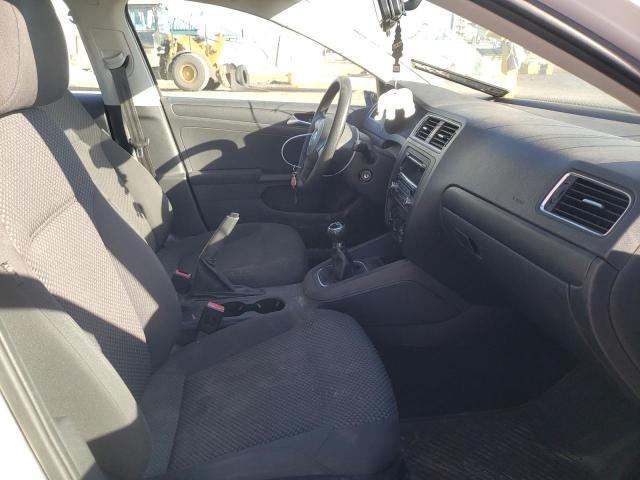3VW1K7AJXCM309326 - 2012 VOLKSWAGEN JETTA BASE WHITE photo 5