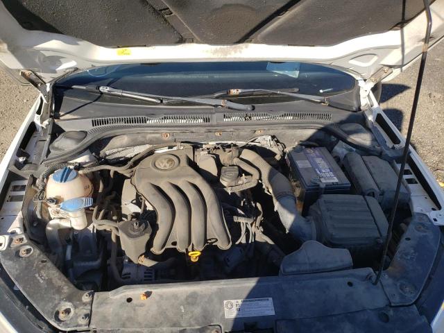 3VW1K7AJXCM309326 - 2012 VOLKSWAGEN JETTA BASE WHITE photo 7