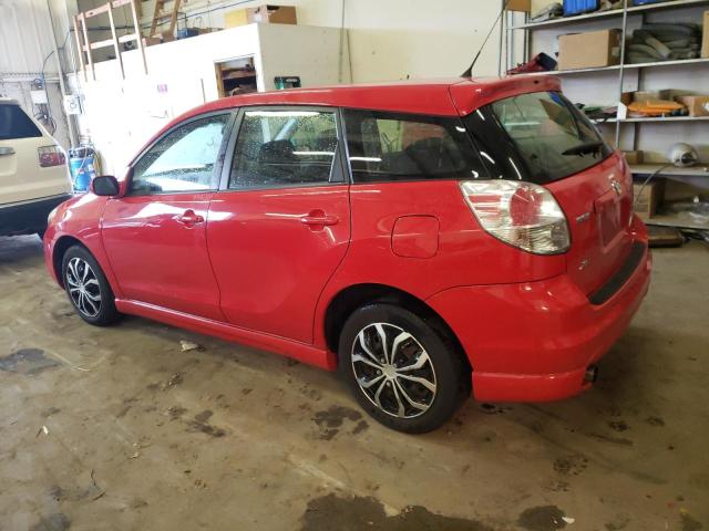 2T1KR32E67C663064 - 2007 TOYOTA COROLLA MA XR RED photo 2